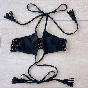 Acacia Swim Kenya Top Black Size X-Small. EUC. Last pics to show style only.